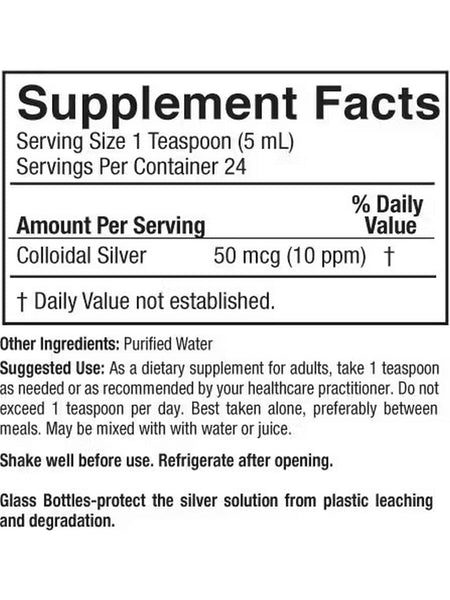 Nature's Answer, Colloidal Silver Liquid 50 mcg, 4 fl oz