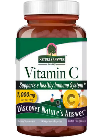 Nature's Answer, Vitamin C, 1000 mg, 100 Vegetarian Capsules