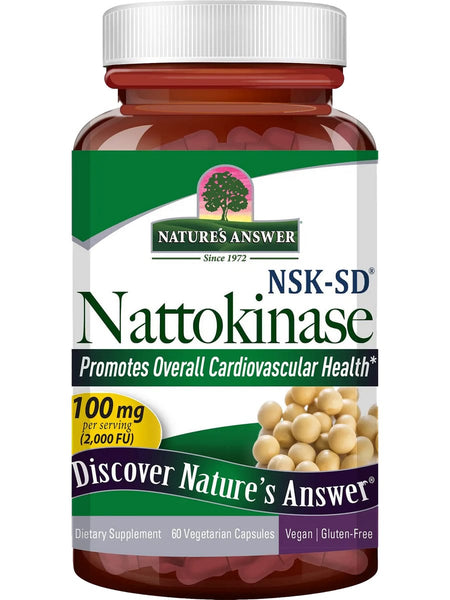 Nature's Answer, Nattokinase, 100 mg (2000 FU), 60 Vegetarian Capsules
