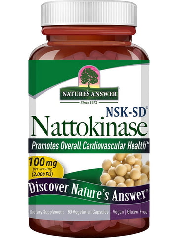 Nature's Answer, Nattokinase, 100 mg (2000 FU), 60 Vegetarian Capsules