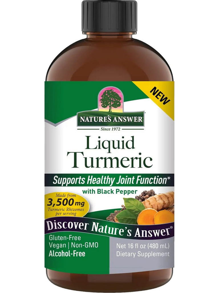 Nature's Answer, Turmeric with Black Pepper Liquid, 16 fl oz