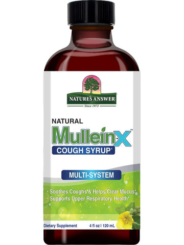 Nature's Answer, Mullein-X Multi-System Cough Syrup, 4 fl oz