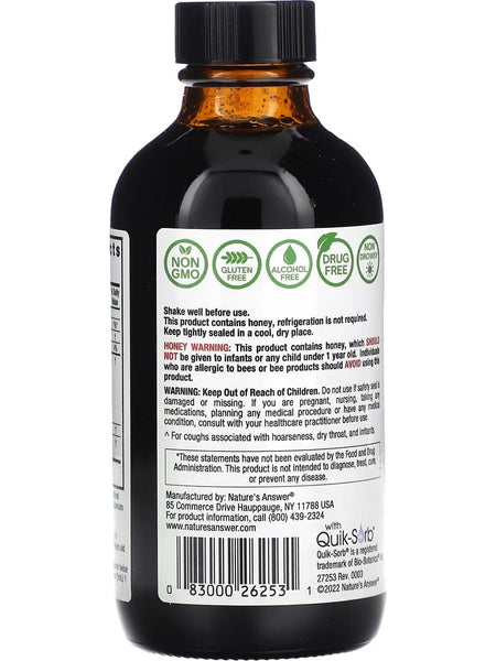 Nature's Answer, Mullein-X Multi-System Cough Syrup, 4 fl oz