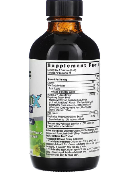 Nature's Answer, Mullein-X Multi-System Cough Syrup, 4 fl oz