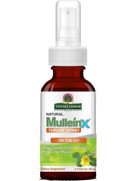 Nature's Answer, Mullein-X Throat Spray, 2 fl oz