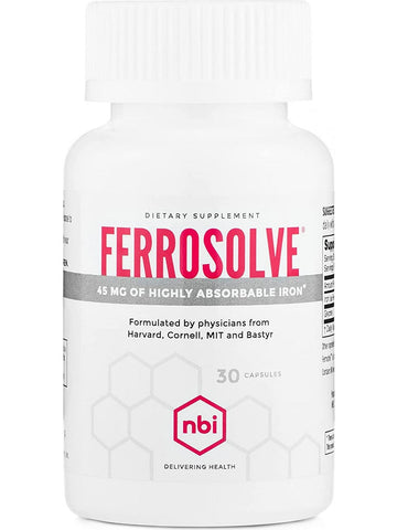 NBI, FerroSolve, 30 Capsules