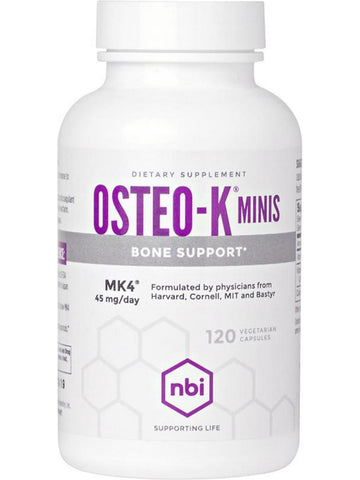NBI, Osteo-K Minis, 120 Vegetarian Capsules