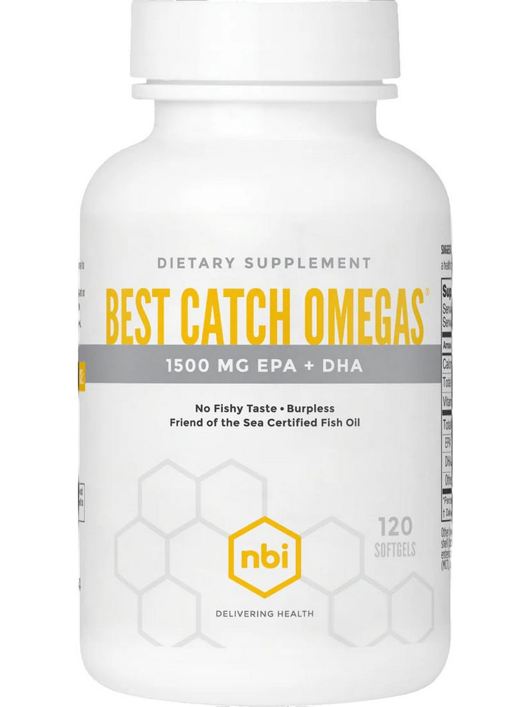 NBI, Best Catch Omegas, 120 Softgels