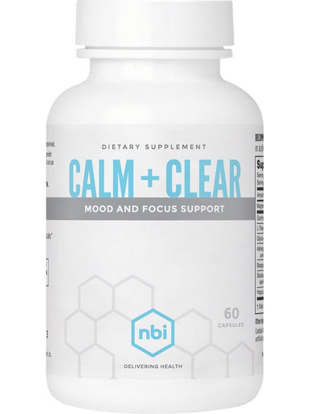 NBI, Calm + Clear, 60 Capsules