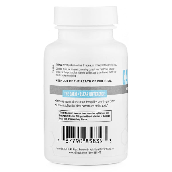 NBI, Calm + Clear, 60 Capsules