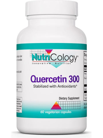 NutriCology, Quercetin 300 Stabilized with Antioxidants, 60 Vegetarian Capsules