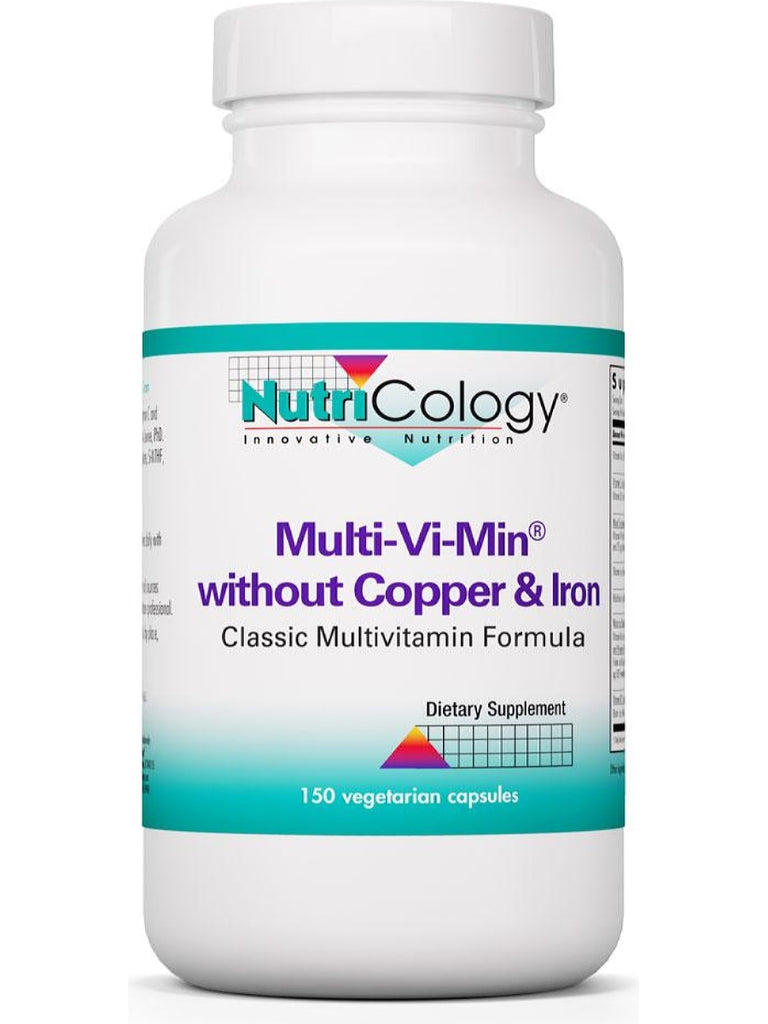 NutriCology, Multi-Vi-Min without Copper & Iron, 150 Vegetarian Capsules