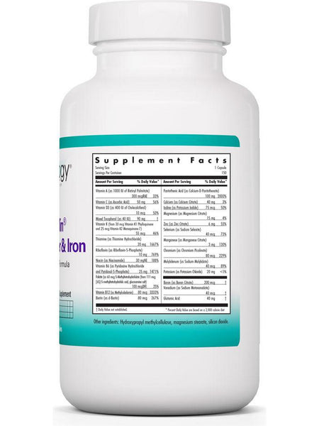 NutriCology, Multi-Vi-Min without Copper & Iron, 150 Vegetarian Capsules