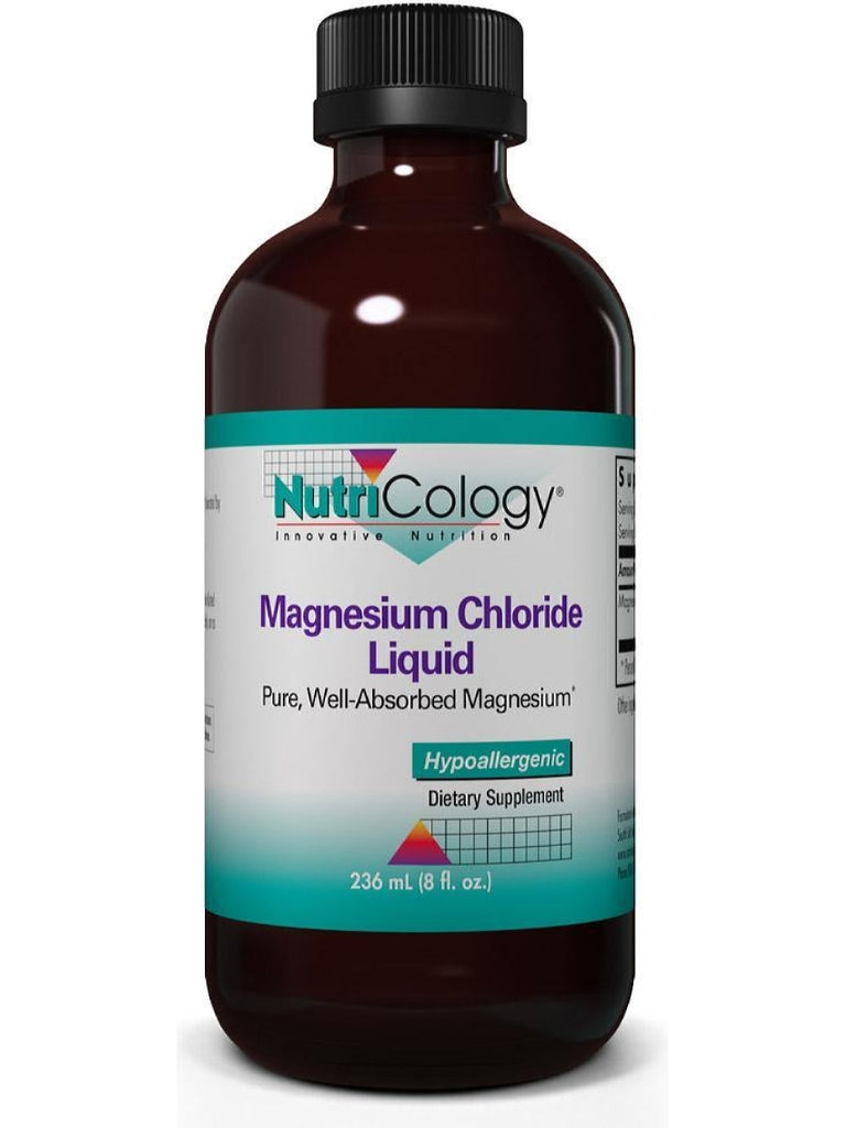 NutriCology, Magnesium Chloride Liquid Pure, Well-Absorbed Magnesium, 8 fl oz