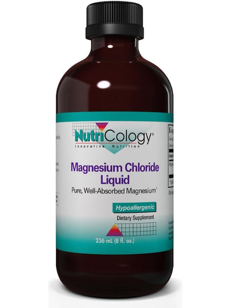 NutriCology, Magnesium Chloride Liquid Pure, Well-Absorbed Magnesium, 8 fl oz