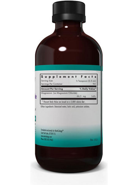 NutriCology, Magnesium Chloride Liquid Pure, Well-Absorbed Magnesium, 8 fl oz