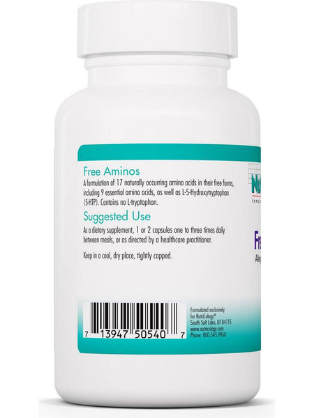NutriCology, Free Aminos Allergen-Free, Digestion-Free, 100 vegicaps