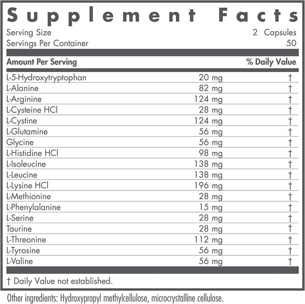 NutriCology, Free Aminos Allergen-Free, Digestion-Free, 100 vegicaps
