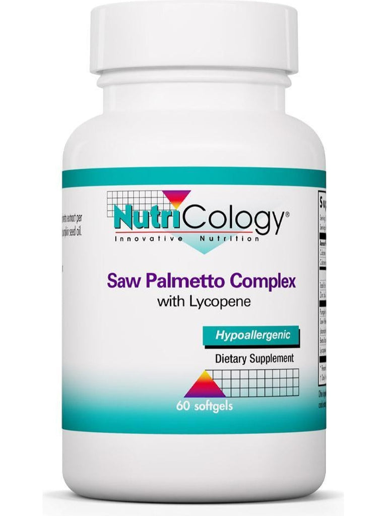 NutriCology, Saw Palmetto Complex with Lycopene, 60 softgels