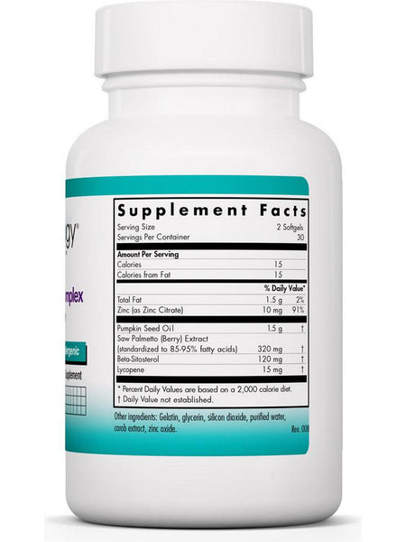 NutriCology, Saw Palmetto Complex with Lycopene, 60 softgels