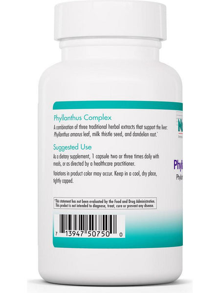 NutriCology, Milk Thistle Seed Complex with Phyllanthus and Dandelion, 120 Vegetarian Capsules