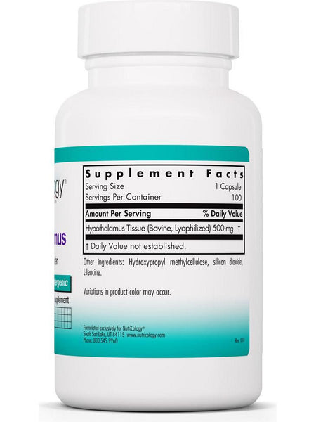 NutriCology, Hypothalamus Natural Glandular, 100 vegicaps