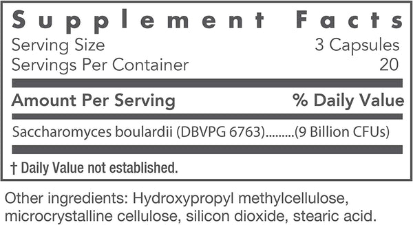 NutriCology, Restore-Biotic, Saccharomyces boulardii, 60 Vegetarian Capsules