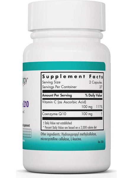NutriCology, Coenzyme Q10 50 mg with Vitamin C, 75 Vegetarian Capsules