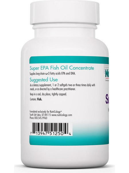 NutriCology, Super EPA, Fish Oil Concentrate, 60 softgels