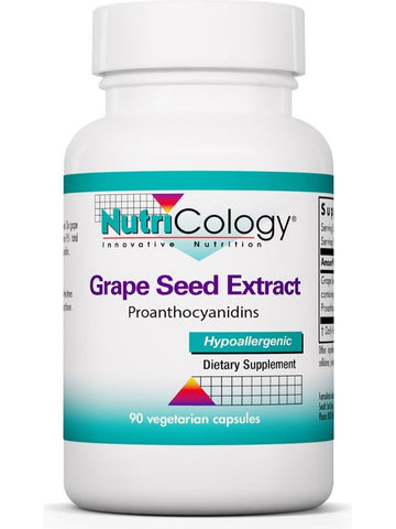 NutriCology, Grape Seed Extract Proanthocyanidins, 90 Vegetarian Capsules