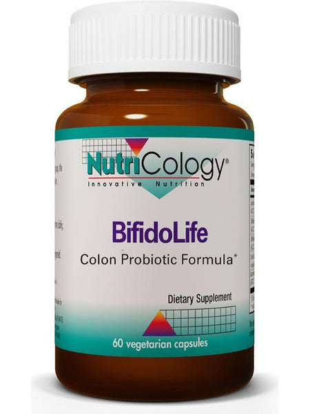 NutriCology, BifidoLife Colon Probiotic Formula, 60 Vegetarian Capsules