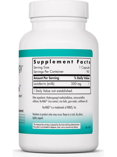 NutriCology, Laktoferrin Immune Peptide from Colostrum, 90 vegicaps