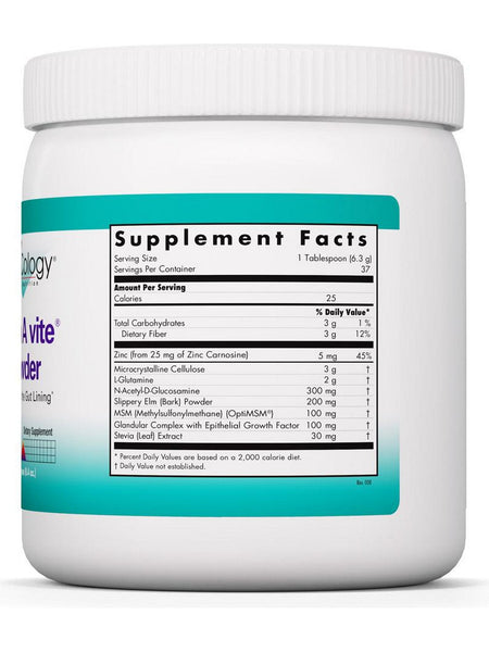 NutriCology, Perm A vite Powder Nutrition for the Gut Lining, 8.4 oz