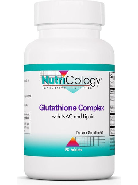 NutriCology, Glutathione Complex with NAC and Lipoic, 90 tablets