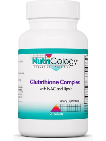 NutriCology, Glutathione Complex with NAC and Lipoic, 90 tablets