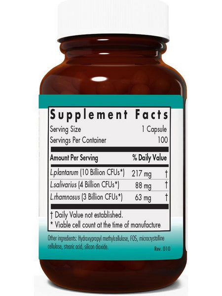 NutriCology, LactoBlend L. plantarum/rhamnosus/salivarius, 100 Vegetarian Capsules