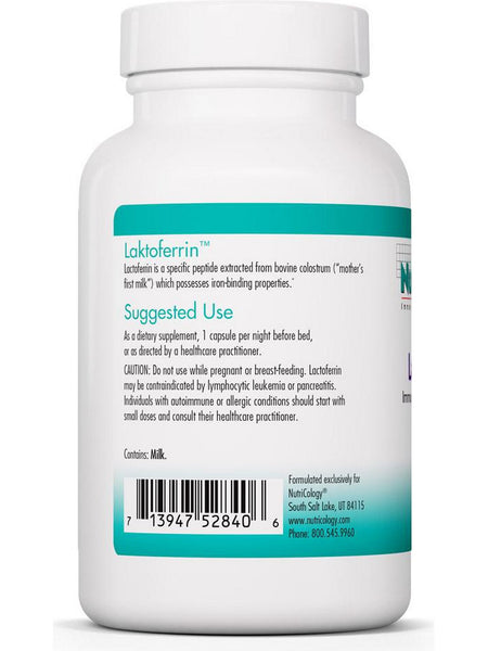 NutriCology, Laktoferrin Immune Peptide from Colostrum, 120 vegicaps