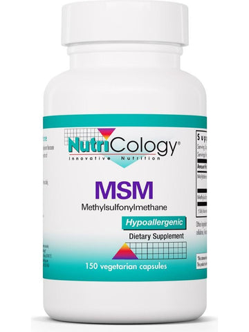 NutriCology, MSM Methylsulfonylmethane, 150 Vegetarian Capsules