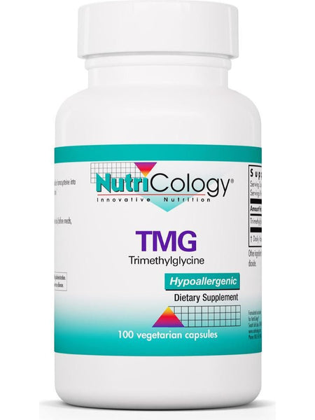 NutriCology, TMG, Trimethylglycine, 100 Vegetarian Capsules