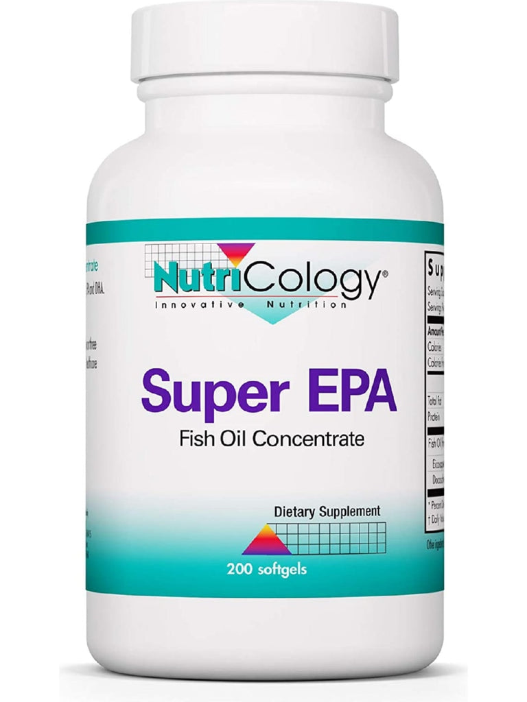 NutriCology, Super EPA, Fish Oil Concentrate, 200 softgels