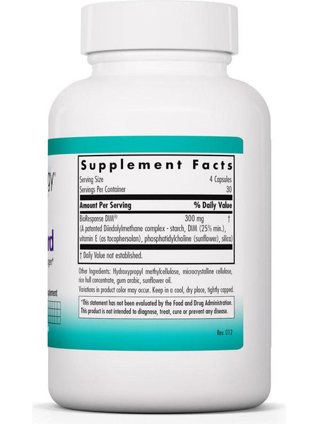 NutriCology, IndoleGard Promotes Healthy Estrogen, 120 Vegetarian Capsules