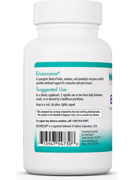 NutriCology, Enzocaine Connective Tissue and Joint Health, 120 Vegetarian Capsules