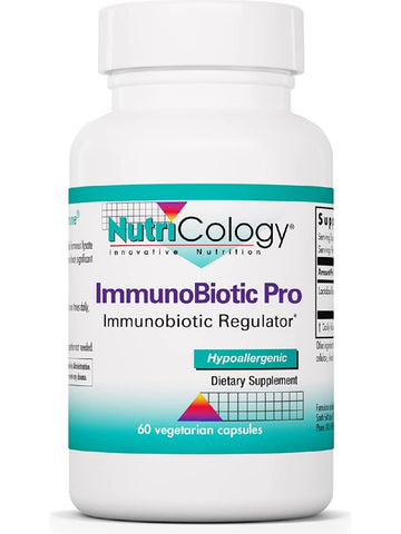 NutriCology, ImmunoBiotic Pro Immunobiotic Regulator, 60 Vegetarian Capsules