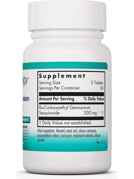 NutriCology, OrganoGermanium Ge-132, 100 Chewable Tablets