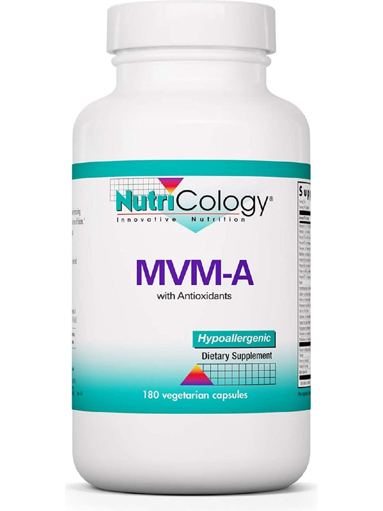 NutriCology, MVM-A with Antioxidants, 180 Vegetarian Capsules