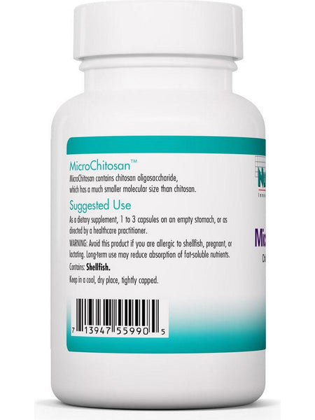 NutriCology, MicroChitosan, Chitosan Oligosaccharide, 60 vegicaps