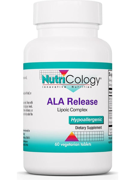 NutriCology, ALA Release Lipoic Complex, 60 Vegetarian Tablets