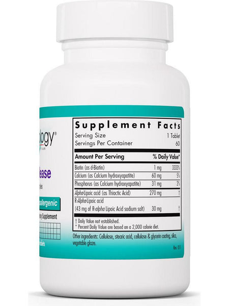 NutriCology, ALA Release Lipoic Complex, 60 Vegetarian Tablets