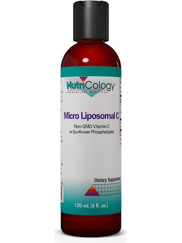 NutriCology, Micro Liposomal C Non-GMO Vitamin C in Sunflower Phospholipids, 4 fl oz