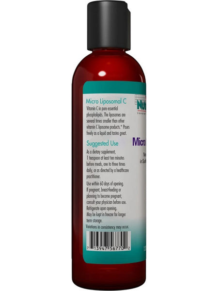 NutriCology, Micro Liposomal C, Vitamin C in Soy Lecithin, 4 fl oz